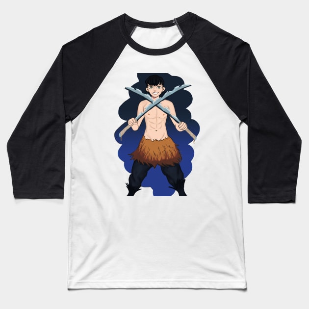 Inosuke V2 Baseball T-Shirt by Amandaa_arts